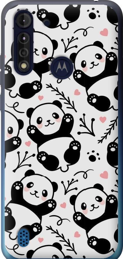 Чехол на Motorola G8 Power Lite Панды (4318u-2032-42517)