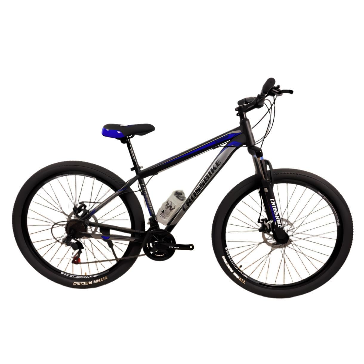 Велосипед CrossBike Storm 29" 17" Чорний/Синій (335)
