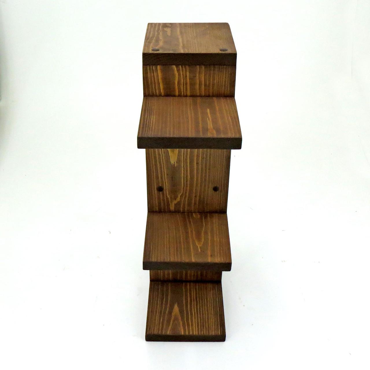 Підставка для квітів з дерева Валенсія максі Капучіно (ЦВП-100309) - фото 3