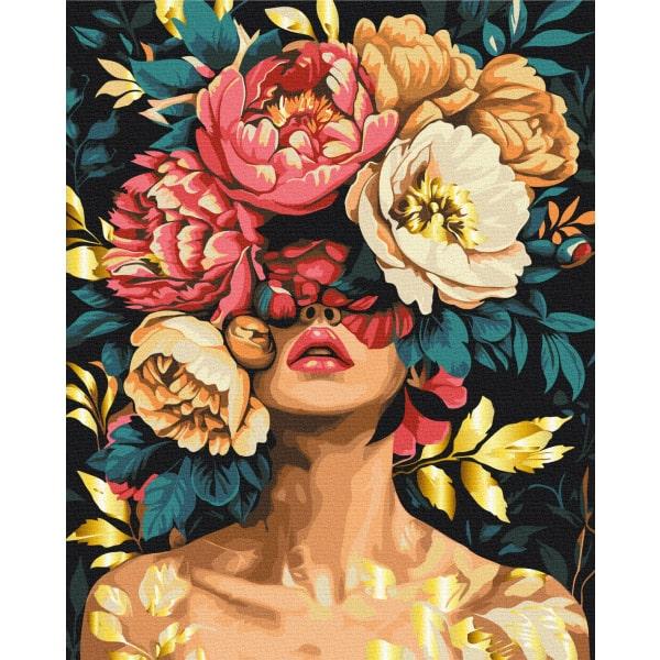 Картина по номерам Магия лепестков BrushMe BS54009 холст на подрамнике 40х50 см (2245362432)