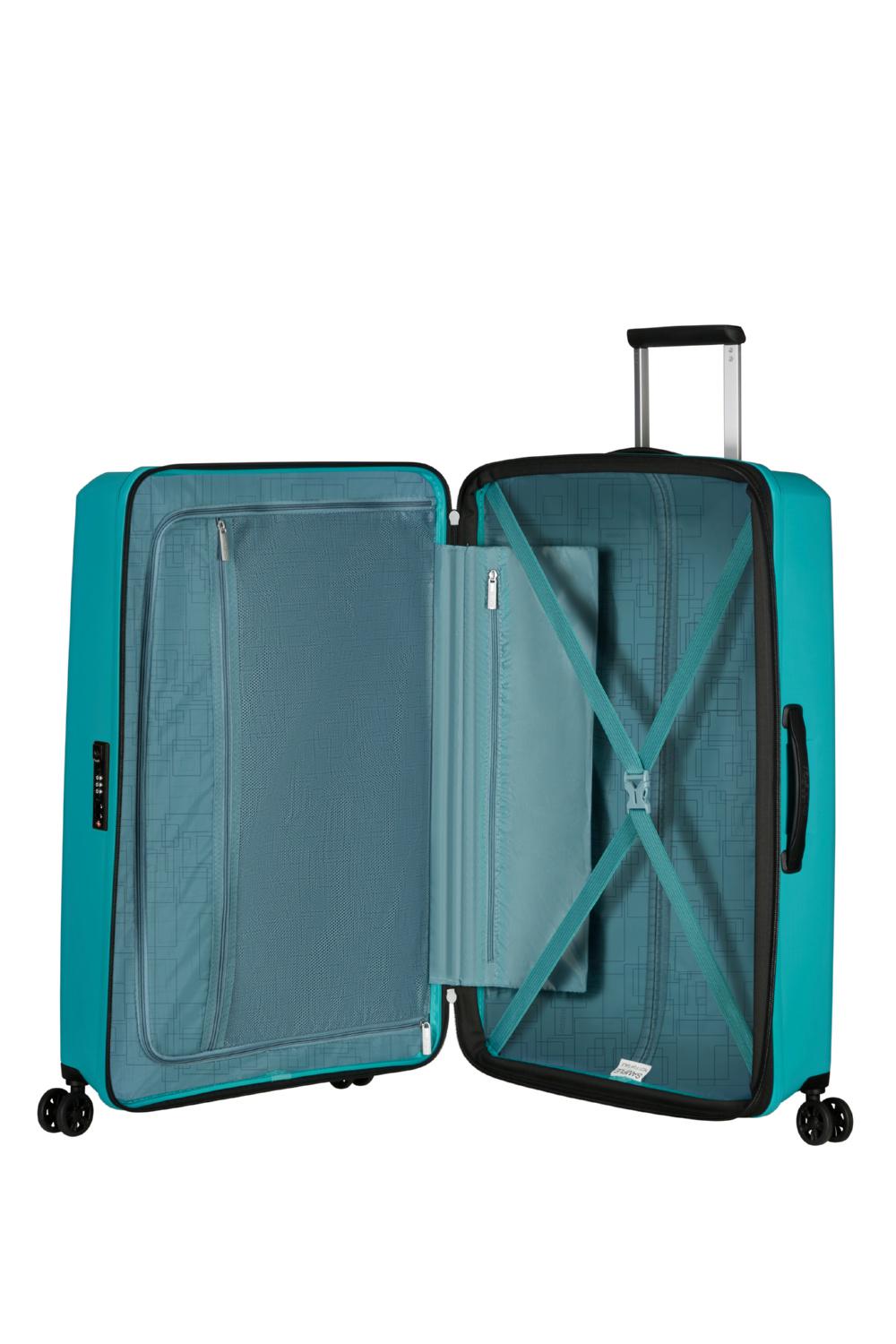 Чемодан American Tourister AEROSTEP 77x50x29/32 см Бирюзовый (MD8*21003) - фото 6