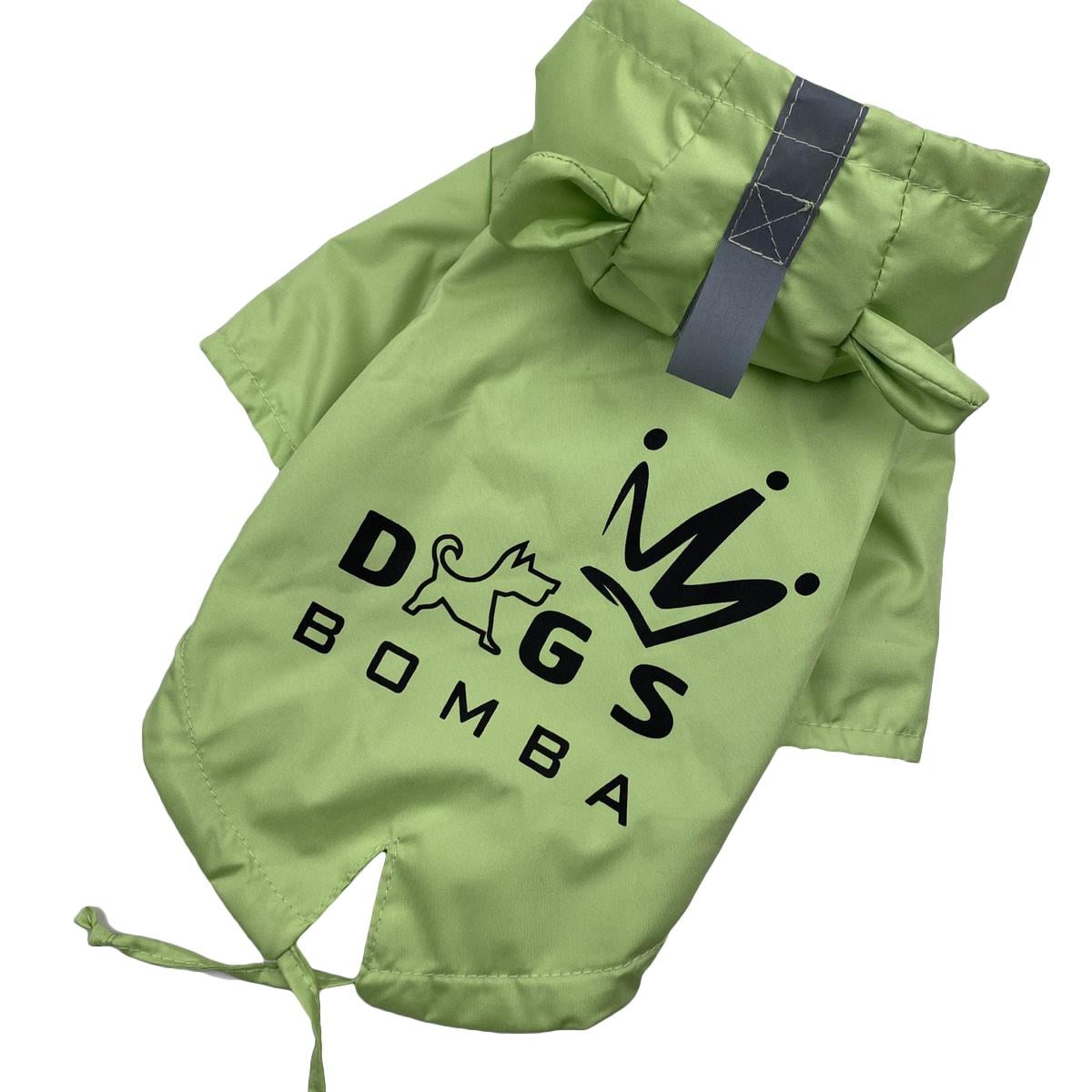Дощовик для собак Dogs Bomba M-76 DB р. 2 Салатовий (70579307)