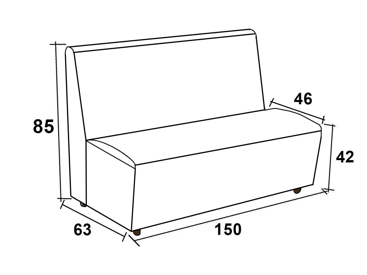 Диван офісний AVVS для очікування/прийомної 85x150 см Помаранчевий (25808442) - фото 3 Диван офісний AVVS для очікування/прийомної 85x150 см Помаранчевий (25808442) - фото 3