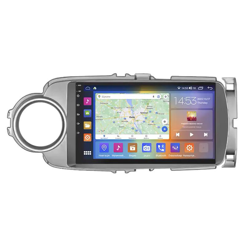 Автомагнітола штатна Lesko 4G/CarPlay/GPS/Wi-Fi для Toyota Yaris III 2010-2014 IPS 4/64Gb 9" (1974020506)
