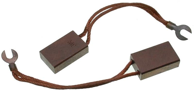 Щетки меднографитовые 12,5х25х40 выход сверху 2 провода (щ539)