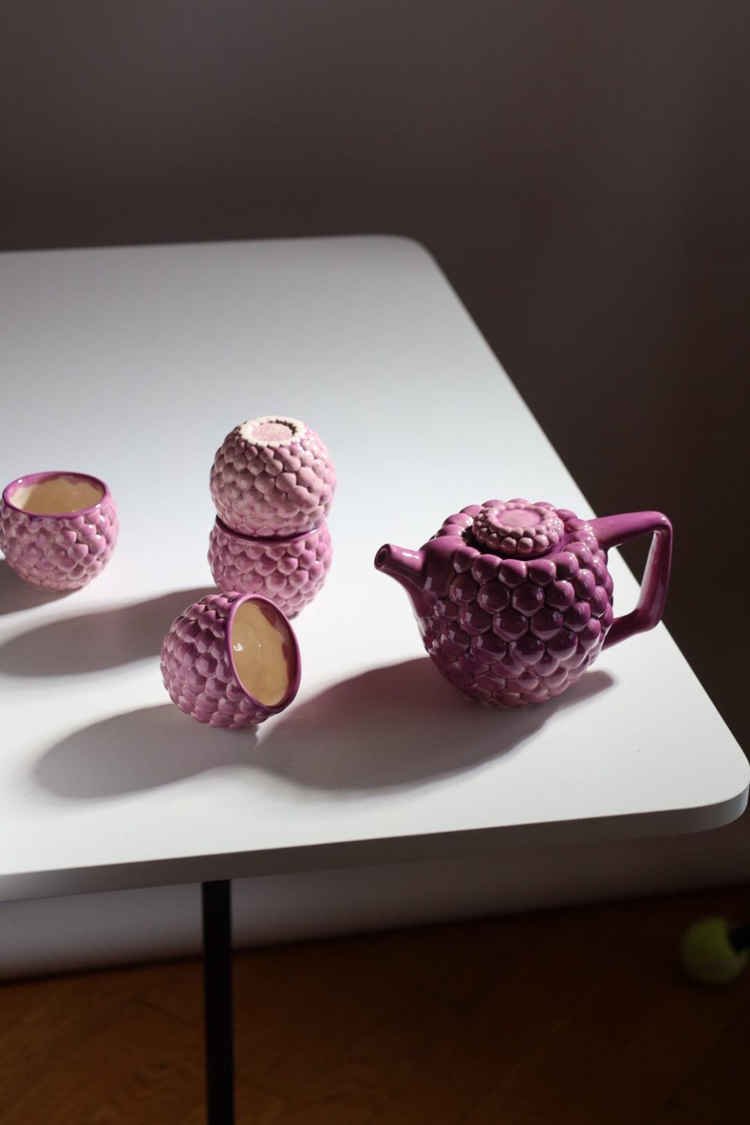 Набор для чайной церемонии Фиолетовый ягодный ручной работы (TS-23) - фото 13 Набор для чайной церемонии Фиолетовый ягодный ручной работы (TS-23) - фото 13