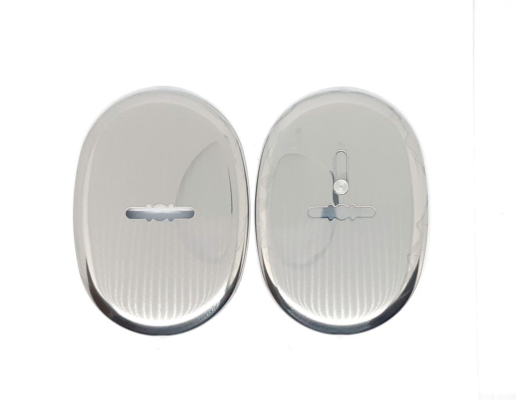 Накладка під сувальдний ключ велика Хром (VOSCP)