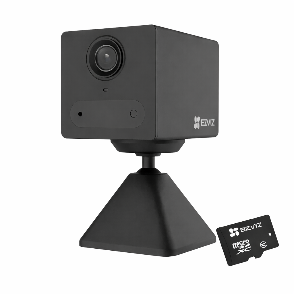 Камера відеоспостереження з мікрофоном та динаміками EZVIZ CB2 з карткою пам'яті CS-CMT-CARDT32G-D Чорний (28868932) Камера відеоспостереження з мікрофоном та динаміками EZVIZ CB2 з карткою пам'яті CS-CMT-CARDT32G-D Чорний (28868932)