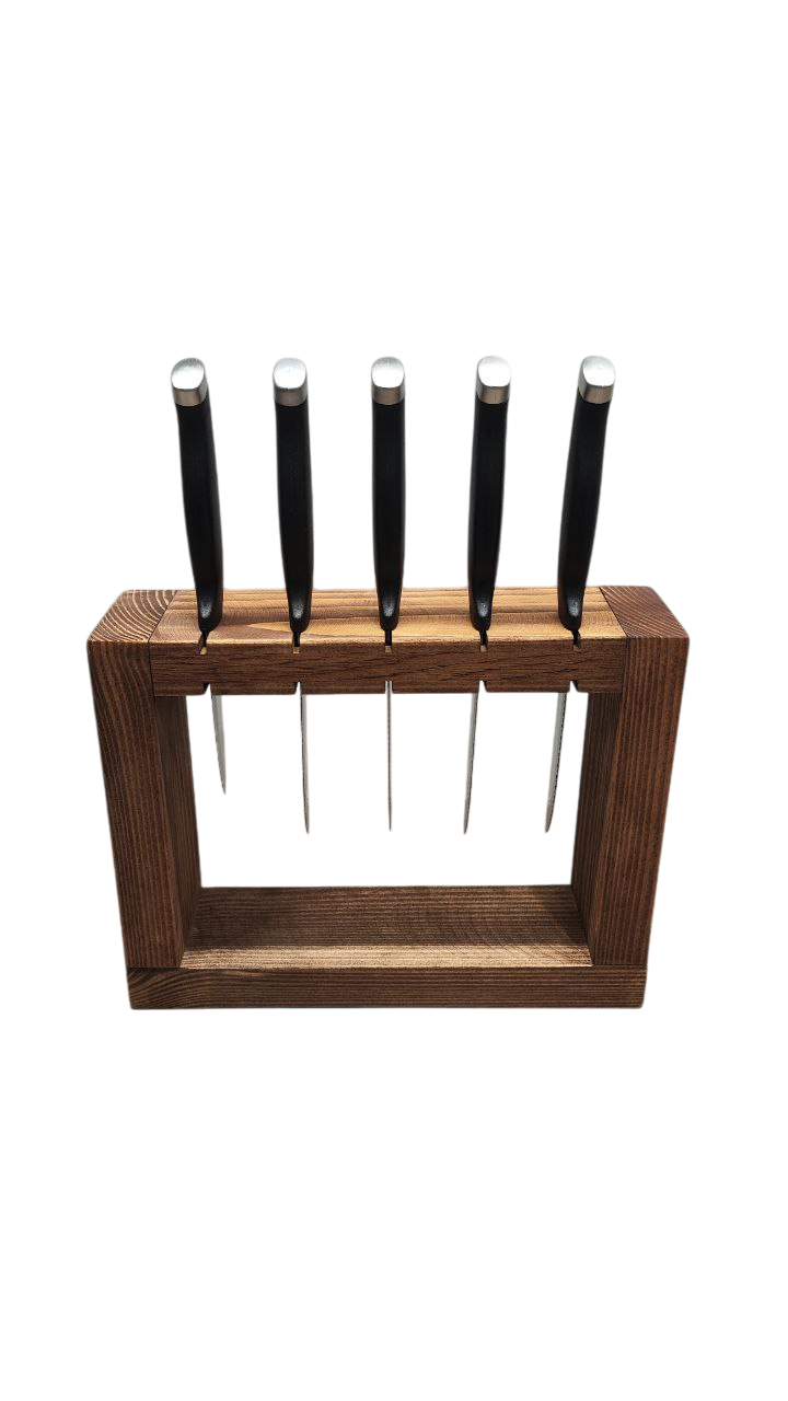 Подставка деревянная для ножей темная рамка 26х20х7 см (24972861) Подставка деревянная для ножей темная рамка 26х20х7 см (24972861)