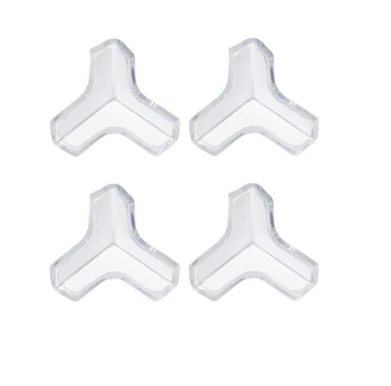 Набор прозрачных защит для углов мебели Bodasan силиконовые уголки для детей 4 шт. (BCP02-T)