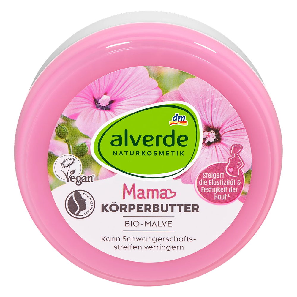Крем для тела Alverde Naturkosmetik Mama с органической мальвой 200 мл