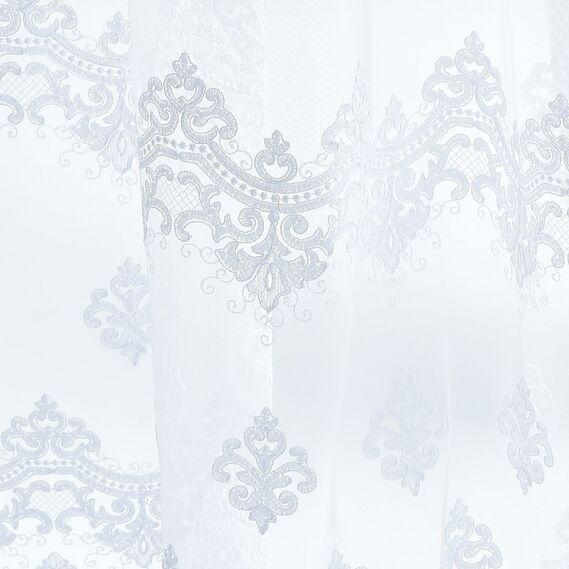 Тюль фатин IDEIA Альдона V-BEYAZ 2,9 м c вышивкой Белый (2200004263106)