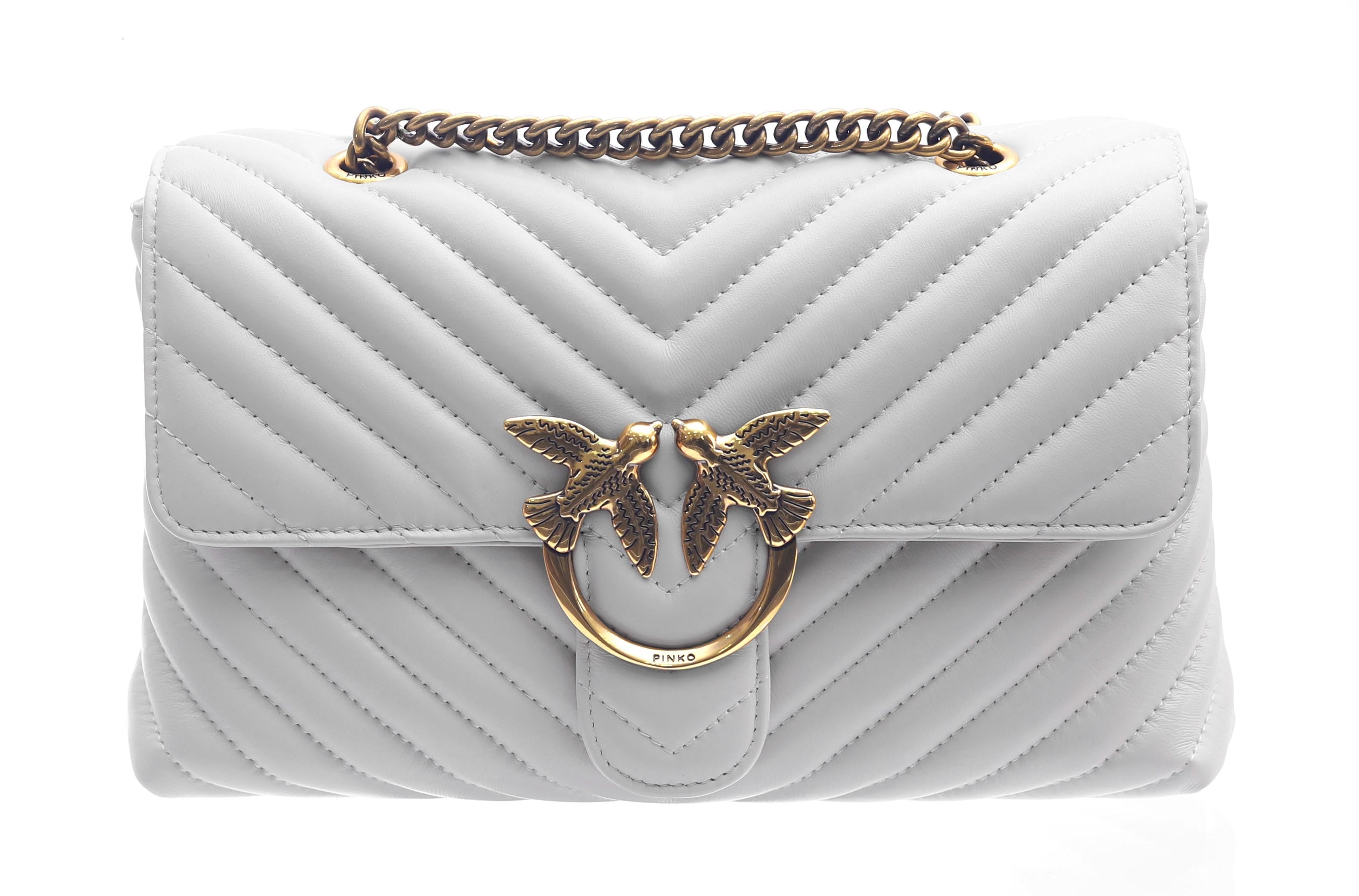 Сумка женская Pinko Love Lady Puff White