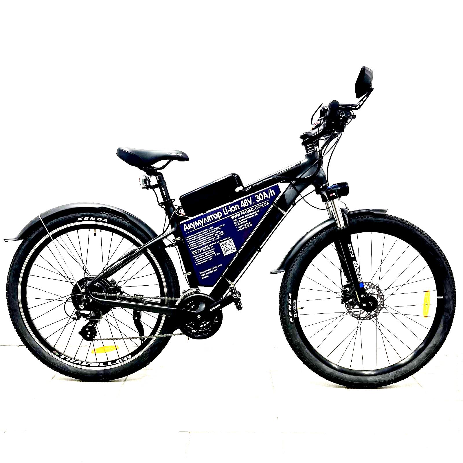 Электровелосипед Tiras Leon XC-80 48V/500W Li-Ion 30Аh 27,5" - фото 2