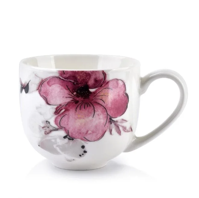 Комплект чашек фарфоровых Flora Ellie 380 мл 6 шт (30118)