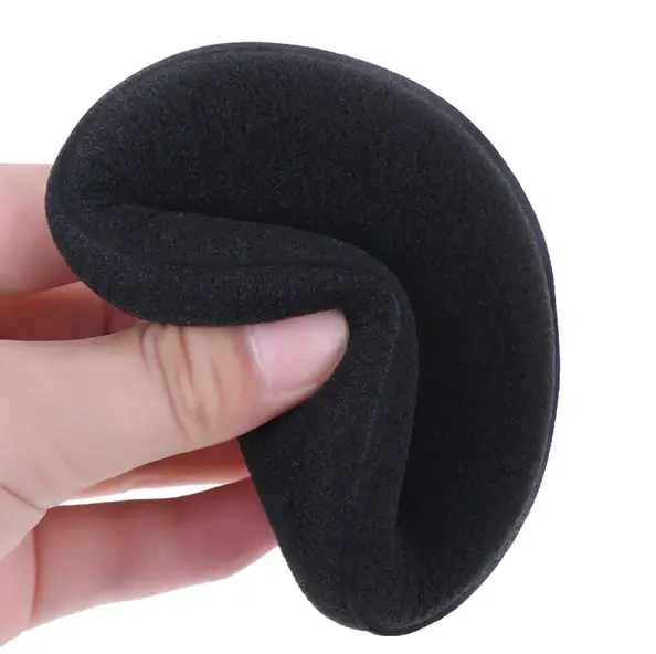 Аплікатор поролоновий круглий для нанесення різних складів 10х2 см Чорний - фото 2