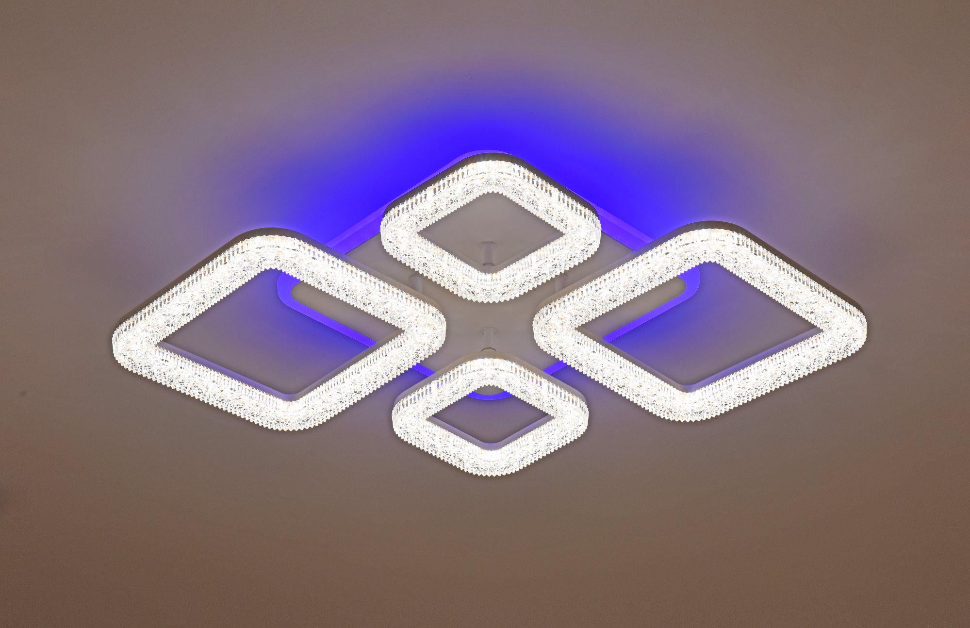 Люстра потолочная VALESO 55737/2+2 LED 104 W Белый