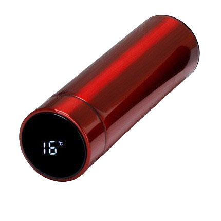 Термос Unique UN-1006 с датчиком температуры 500 мл Красный