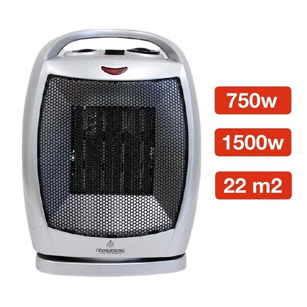 Обігрівач керамічний Crownberg CB-7749 з таймером - фото 4 Обігрівач керамічний Crownberg CB-7749 з таймером - фото 4