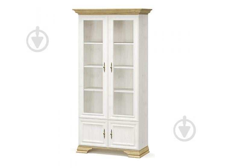 Шкаф-витрина Мебель Сервис Ирис 2В2Д андерсон пайн/дуб золотой