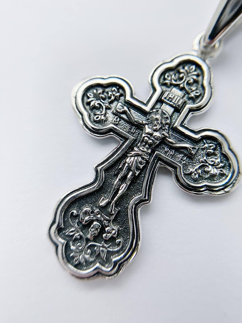 Хрестик з молитвою "Спаси и Сохрани" (8036)