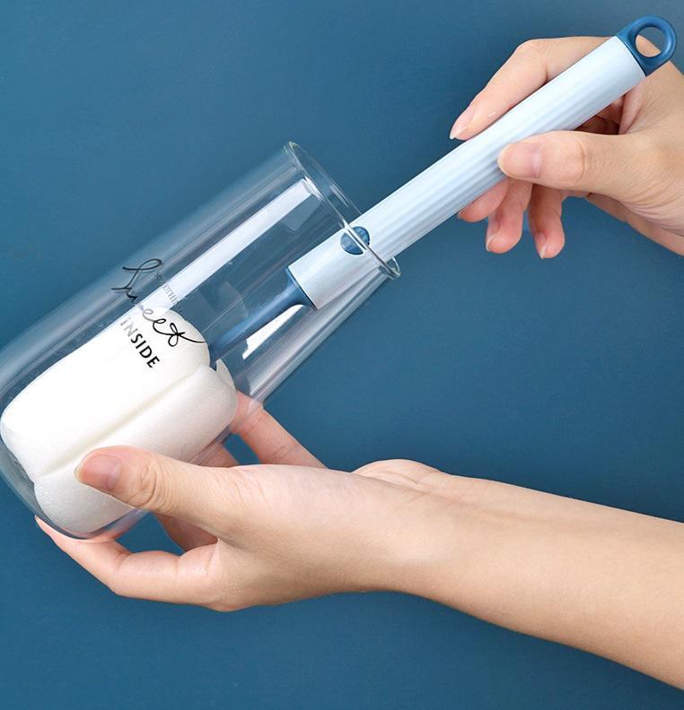 Мочалка для мытья бутылок и стаканов 14762 5х8х27 см Голубой (4993057) - фото 3 Мочалка для мытья бутылок и стаканов 14762 5х8х27 см Голубой (4993057) - фото 3