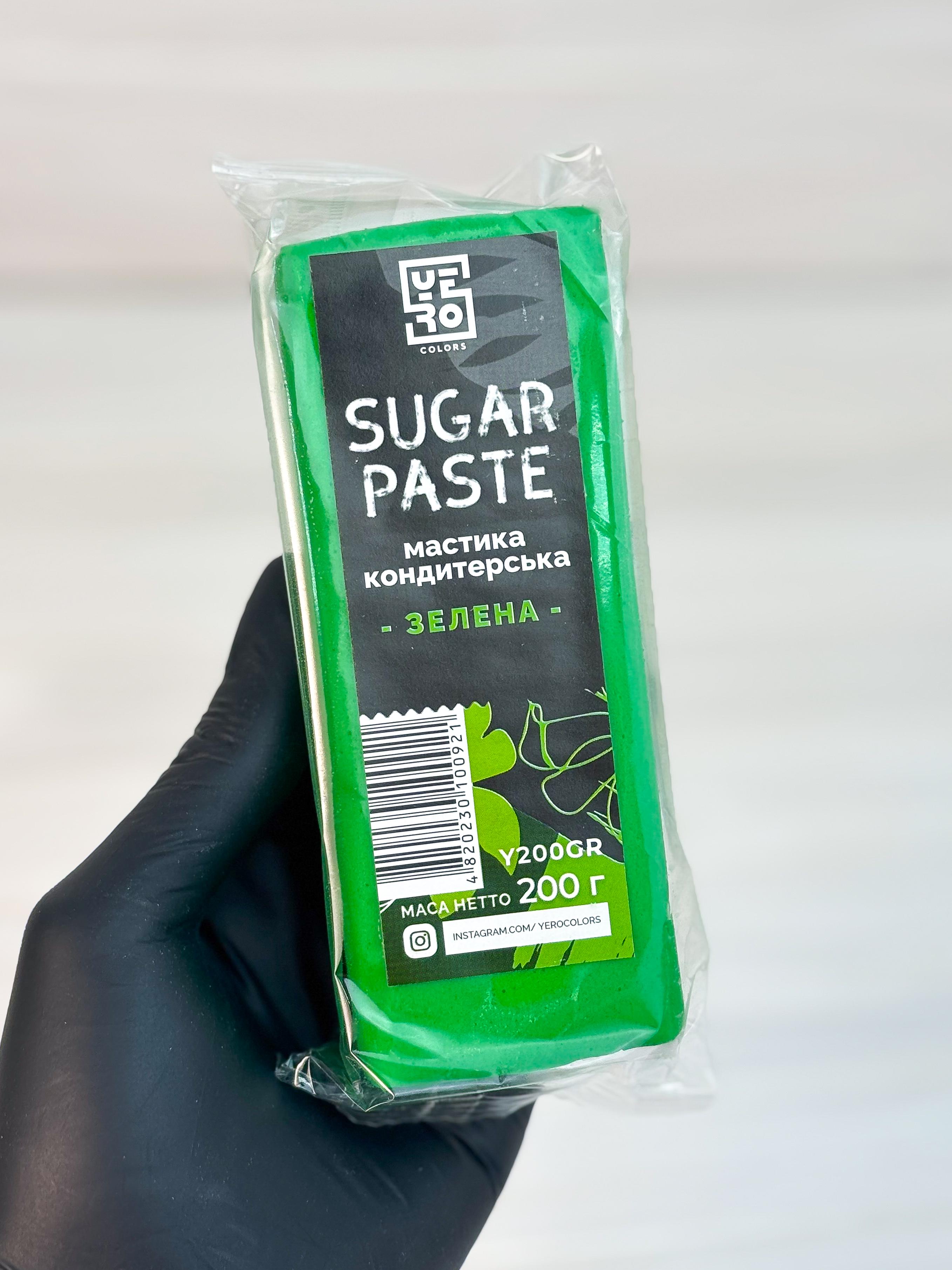 Мастика кондитерская YEROColors 200 г Зеленый (12566)