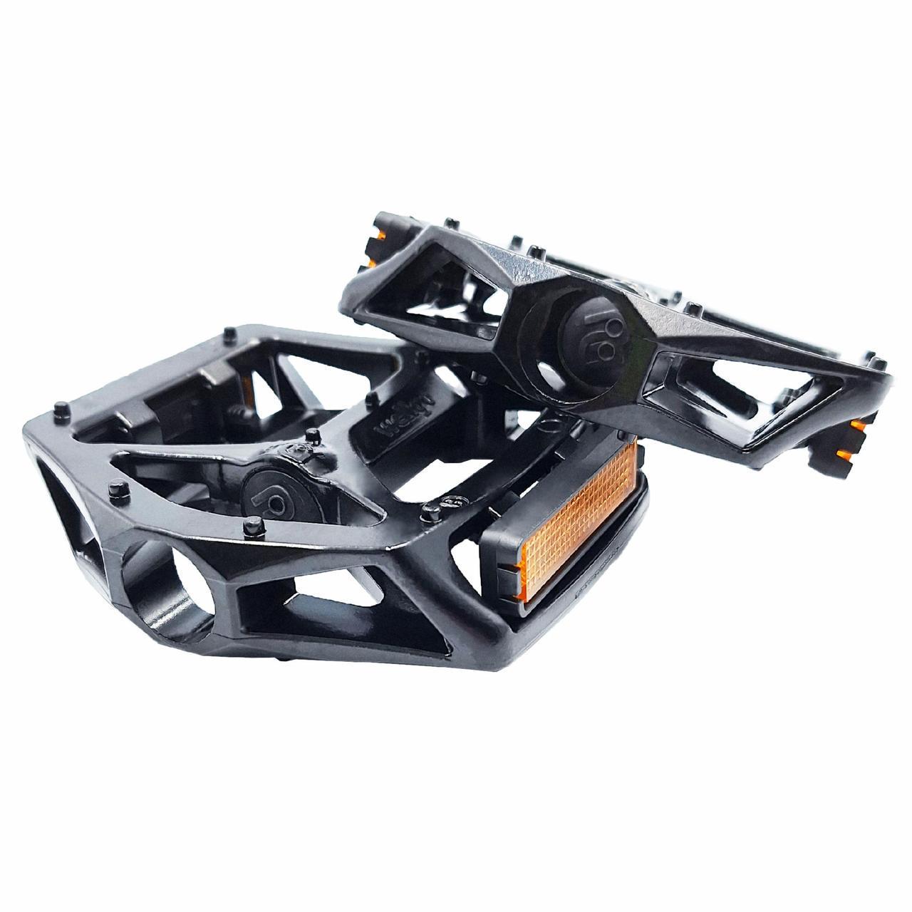 Педали велосипедные алюминиевые Wellgo B249 на полимерных подшипниках Черный (G0001512) - фото 3