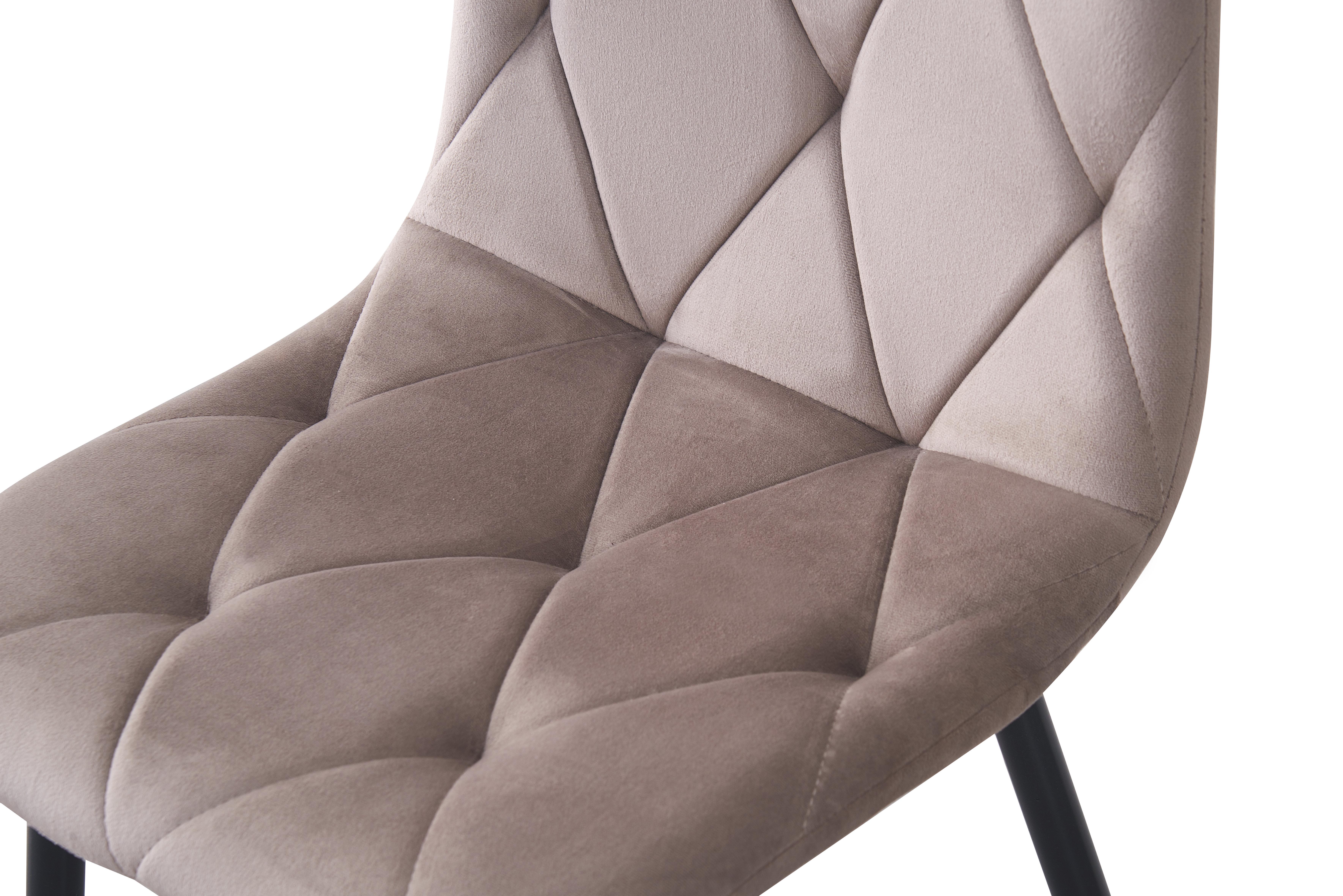 Стілець для кухні та вітальні ГРЕЙС Меморі 430х870х385 мм Чорний/Велюр бежевий (GAА0056860) - фото 6 Стілець для кухні та вітальні ГРЕЙС Меморі 430х870х385 мм Чорний/Велюр бежевий (GAА0056860) - фото 6