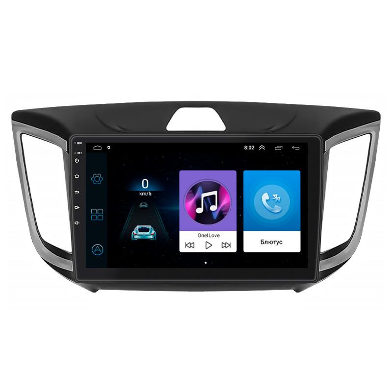 Магнитола штатная Lesko для Hyundai Creta I 2016-2020 экран 10" 2/32Gb Wi-Fi GPS Base