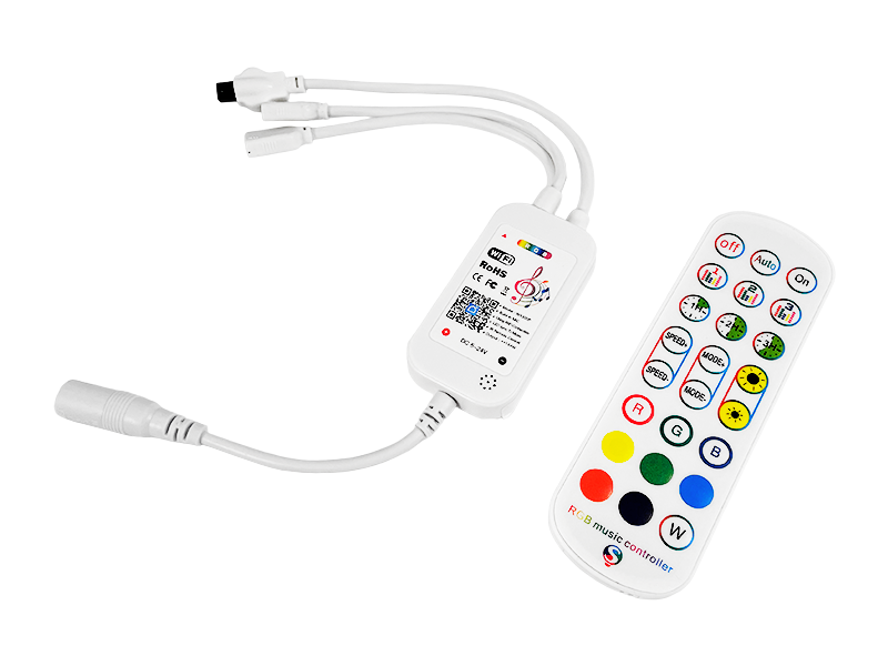 Контролер розумний Lemanso LM9516 Tuya Smart LED WI-FI для світлодіодної стрічки RGB музичний (4704)