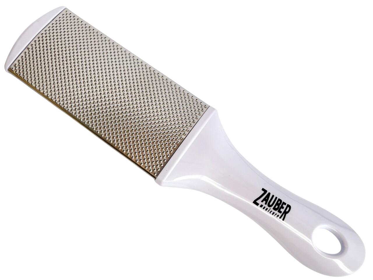 Терка для п'ят Zauber-manicure 04-035 металева та абразив (27682419) Терка для п'ят Zauber-manicure 04-035 металева та абразив (27682419)