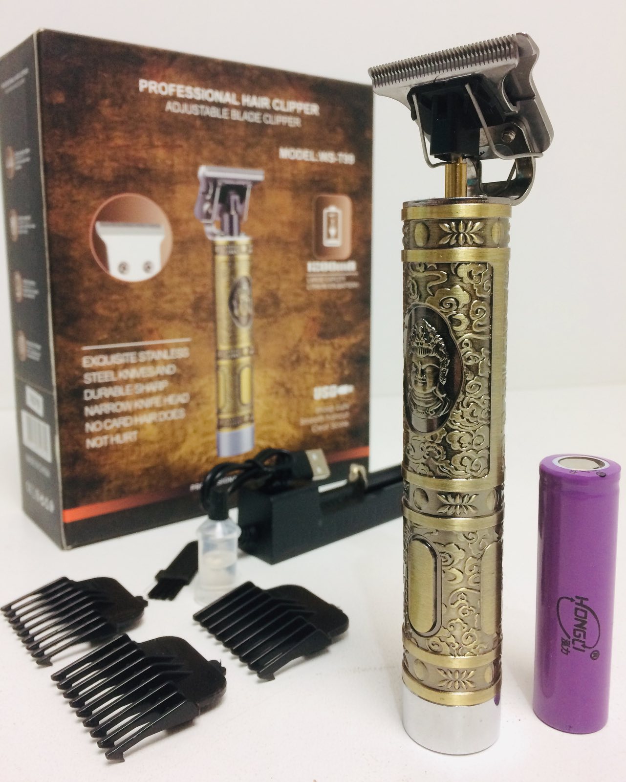 Окантовочна машинка для стрижки професійна WS-T99 - фото 3 Окантовочна машинка для стрижки професійна WS-T99 - фото 3