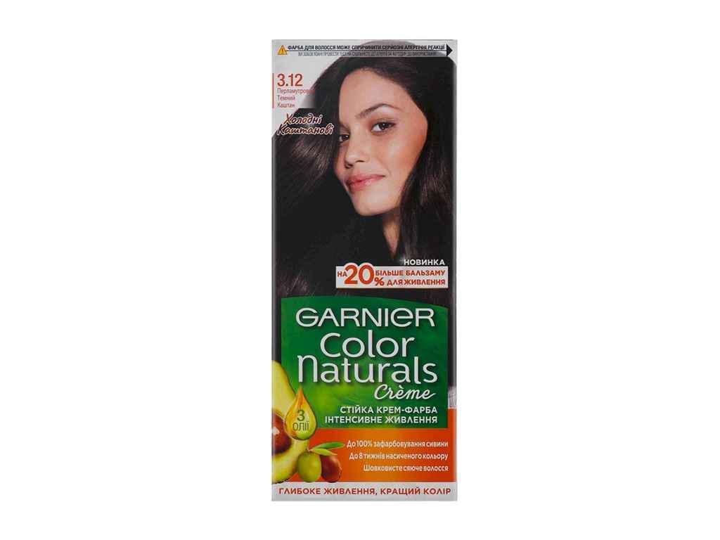 Фарба для волосся Garnier Color Naturals 3.12 Перламутровий темний каан 110 мл (670113)