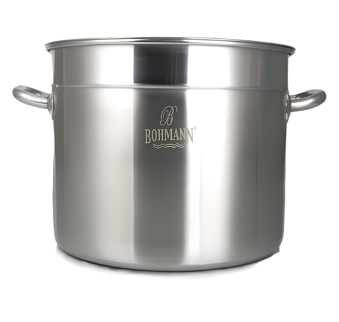 Кастрюля с крышкой Bohmann 39 л 26 см Серебристый