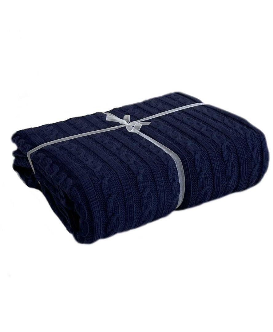 Плед Exclusive Nature 140х180 см Синій (026675) - фото 4 Плед Exclusive Nature 140х180 см Синій (026675) - фото 4