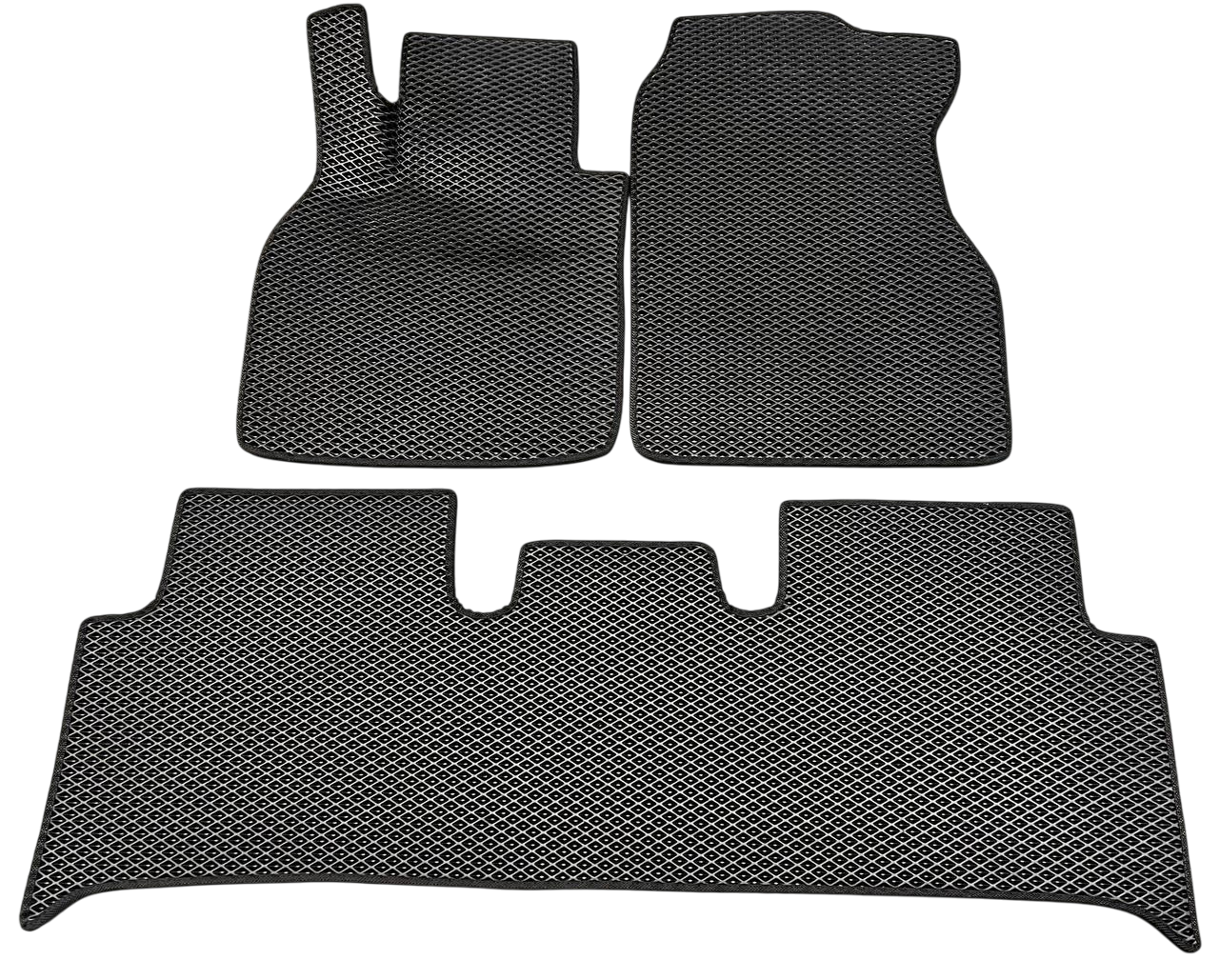 Коврики EVA с 3Д лапой в салон для Renault Scenic II 2003-2009 гг. Черный (2484951539)