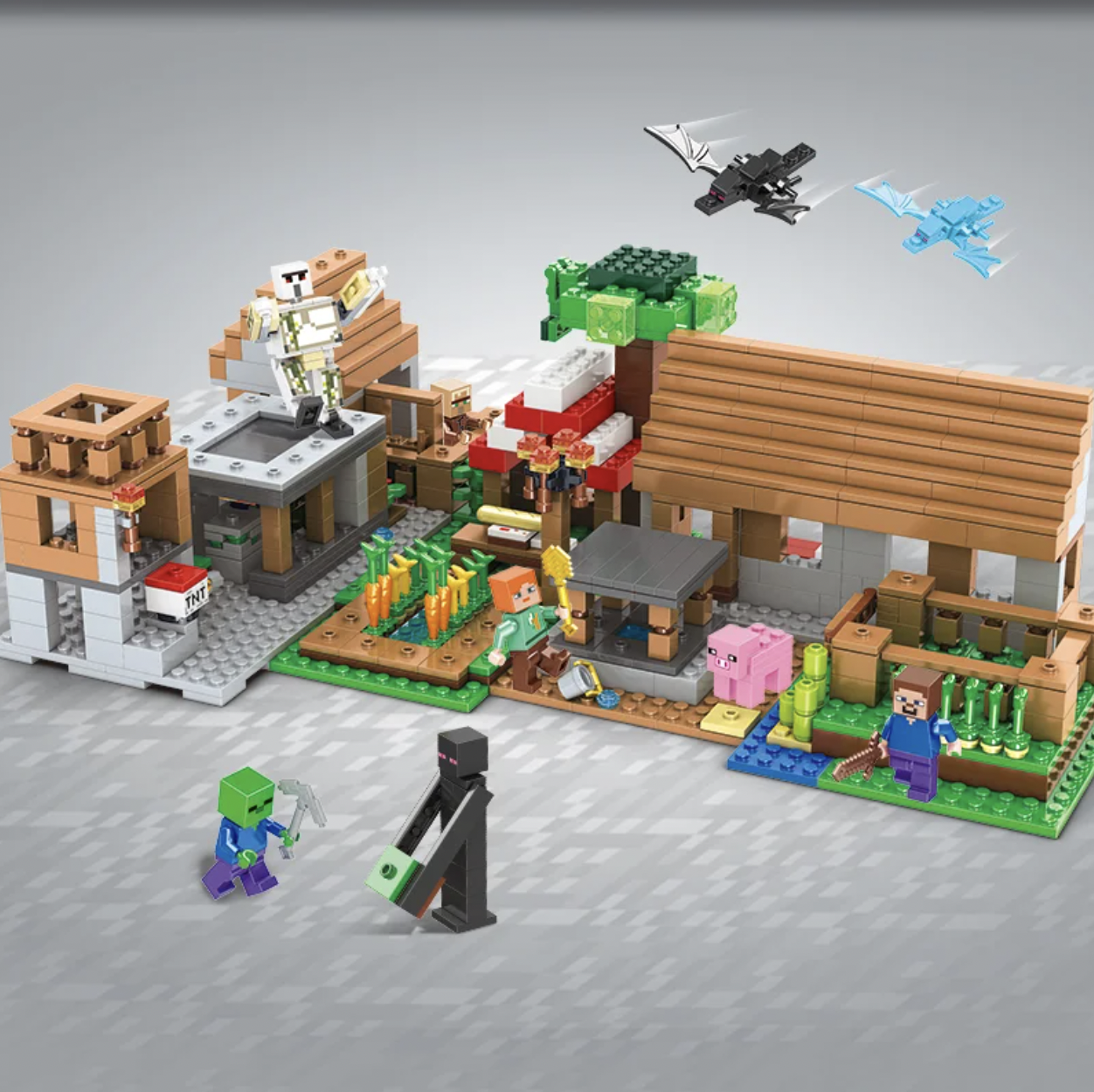 Конструктор My World Заворушка в селищі 938 деталей (AA8002) - фото 6 Конструктор My World Заворушка в селищі 938 деталей (AA8002) - фото 6