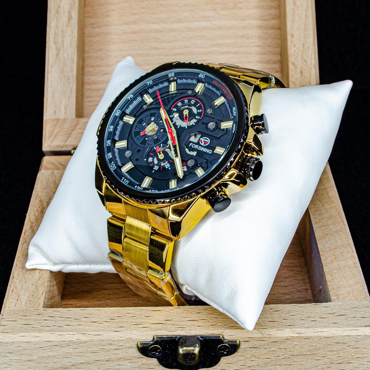 Наручний годинник чоловічий механічний Forsining 6909 GB з автопідзаводом (1059-0042)