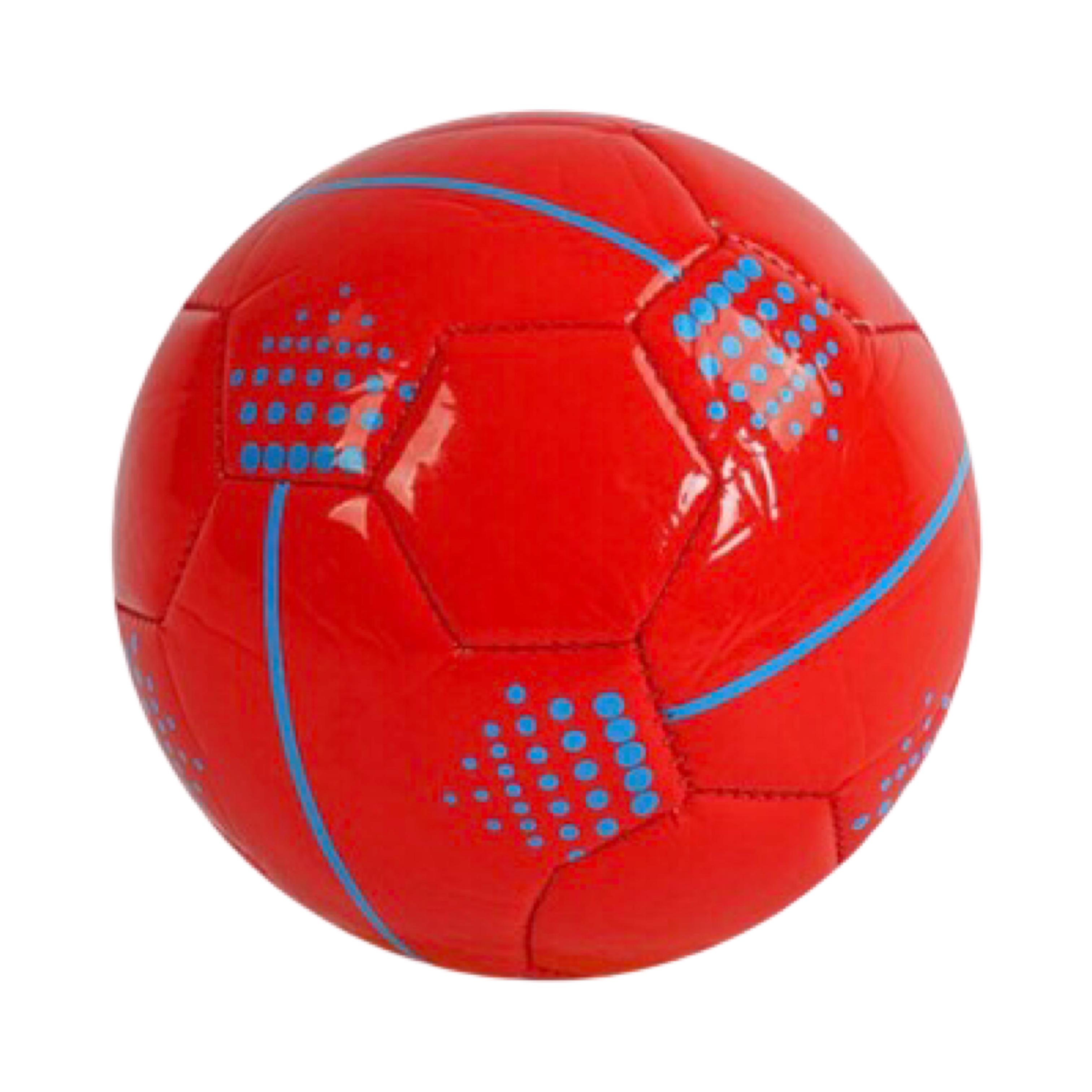 Футбольный мяч №5 PVC мягкий легкий 300-330 г С 64683-7 Красный (35012231)