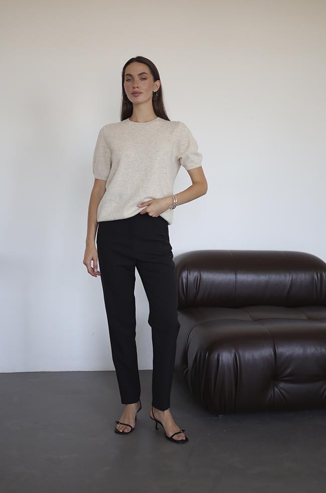 Брюки Lipar 9169 зауженные с высокой посадкой р. 42 Черный (16917457)