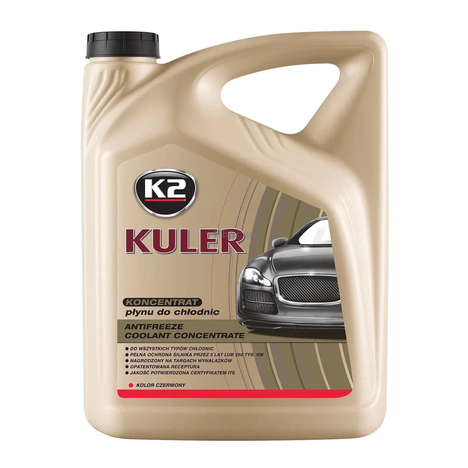 Концентрат антифриза K2 Kuler Konc G12 T215C 5 л Красный (192906)