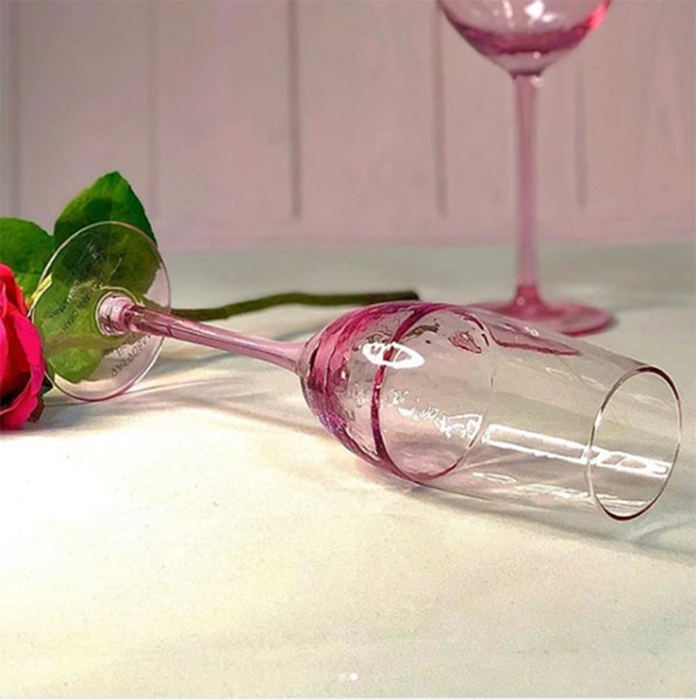 Бокал для шампанського 250 мл Рожева мрія (21-9AF9085A) - фото 6 Бокал для шампанського 250 мл Рожева мрія (21-9AF9085A) - фото 6