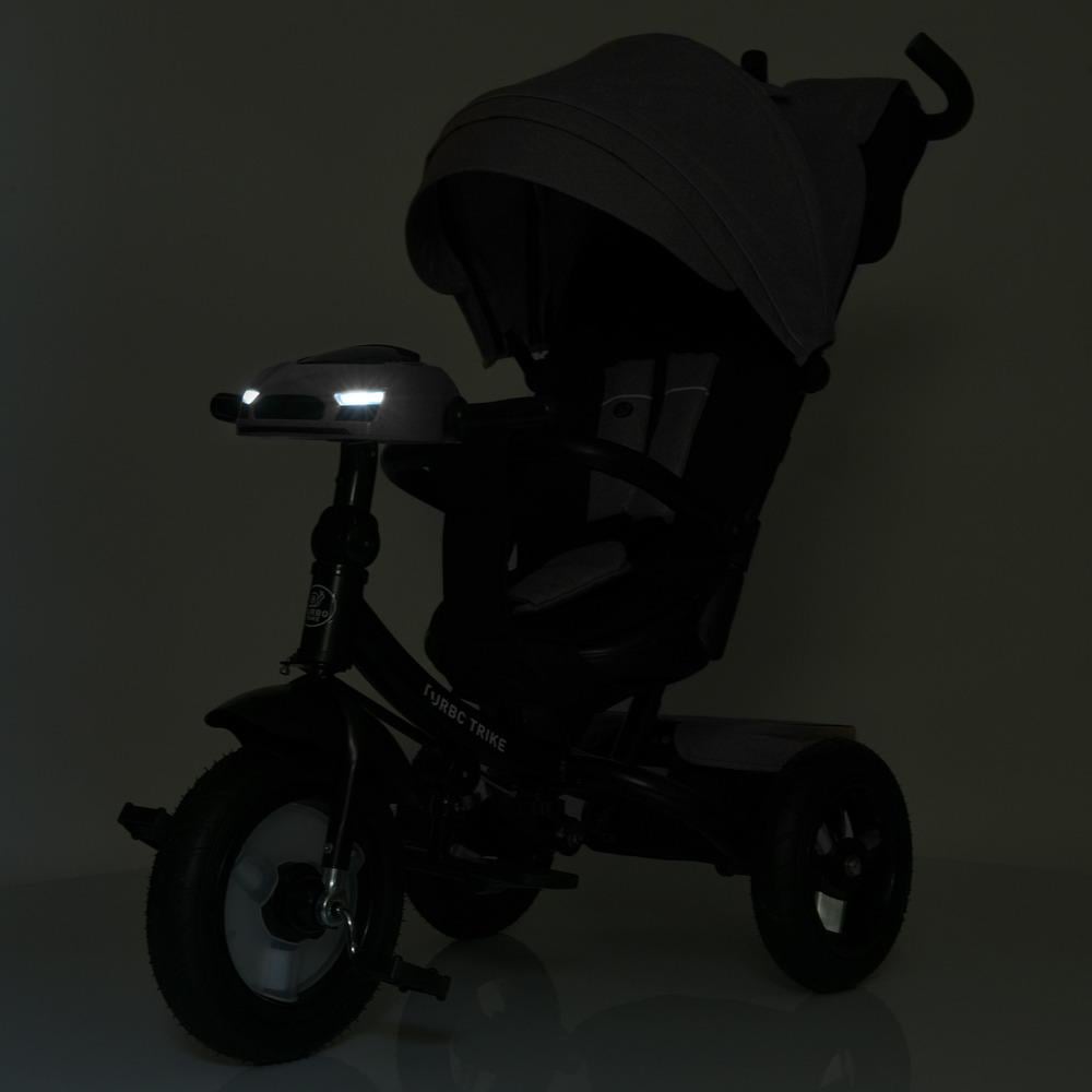 Детский велосипед трехколесный Turbo Trike MT 1007-2 Графитный - фото 11
