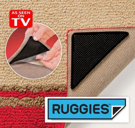 Тримачі для килимів Ruggies 8 шт. (1000884-Black-0) - фото 4