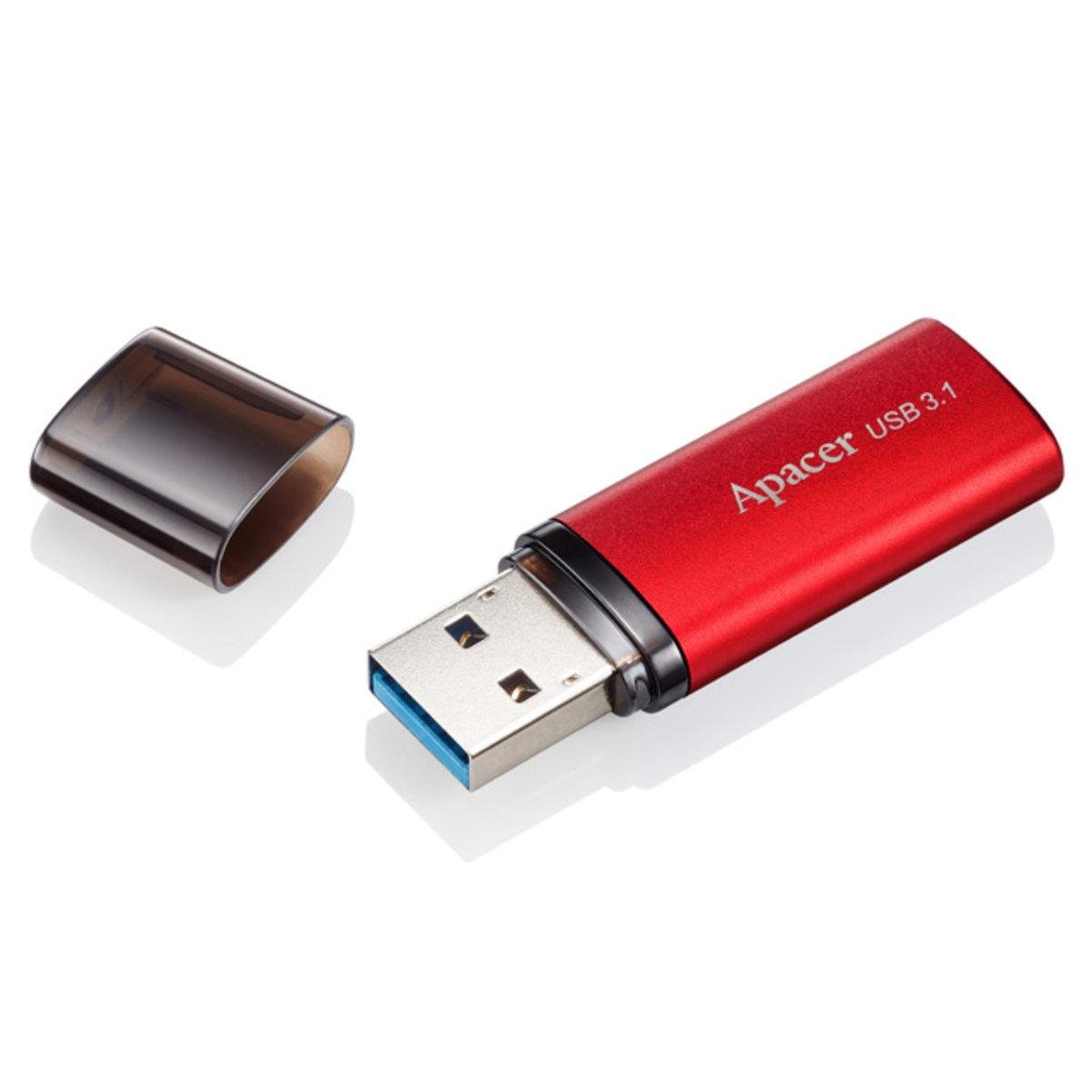 Флеш-накопичувач Apacer USB 3.1 AH25B 128 Gb Red