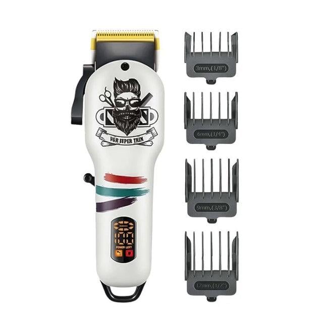 Машинка аккумуляторная для стрижки VGR V-699 4 насадки Белый (32407274) Машинка аккумуляторная для стрижки VGR V-699 4 насадки Белый (32407274)