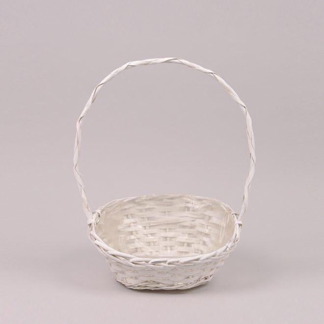 Корзина из лозы Flora Белый (39654)