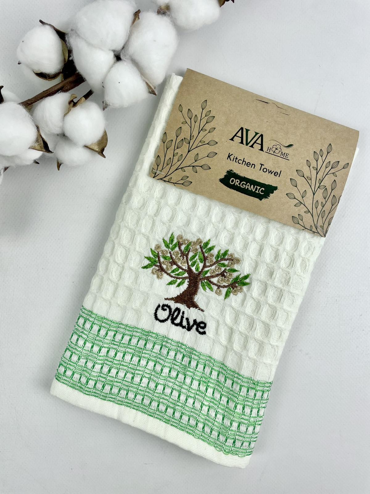Кухонное полотенце вафельное Quality Olive 2 45х70 см (CN37443)