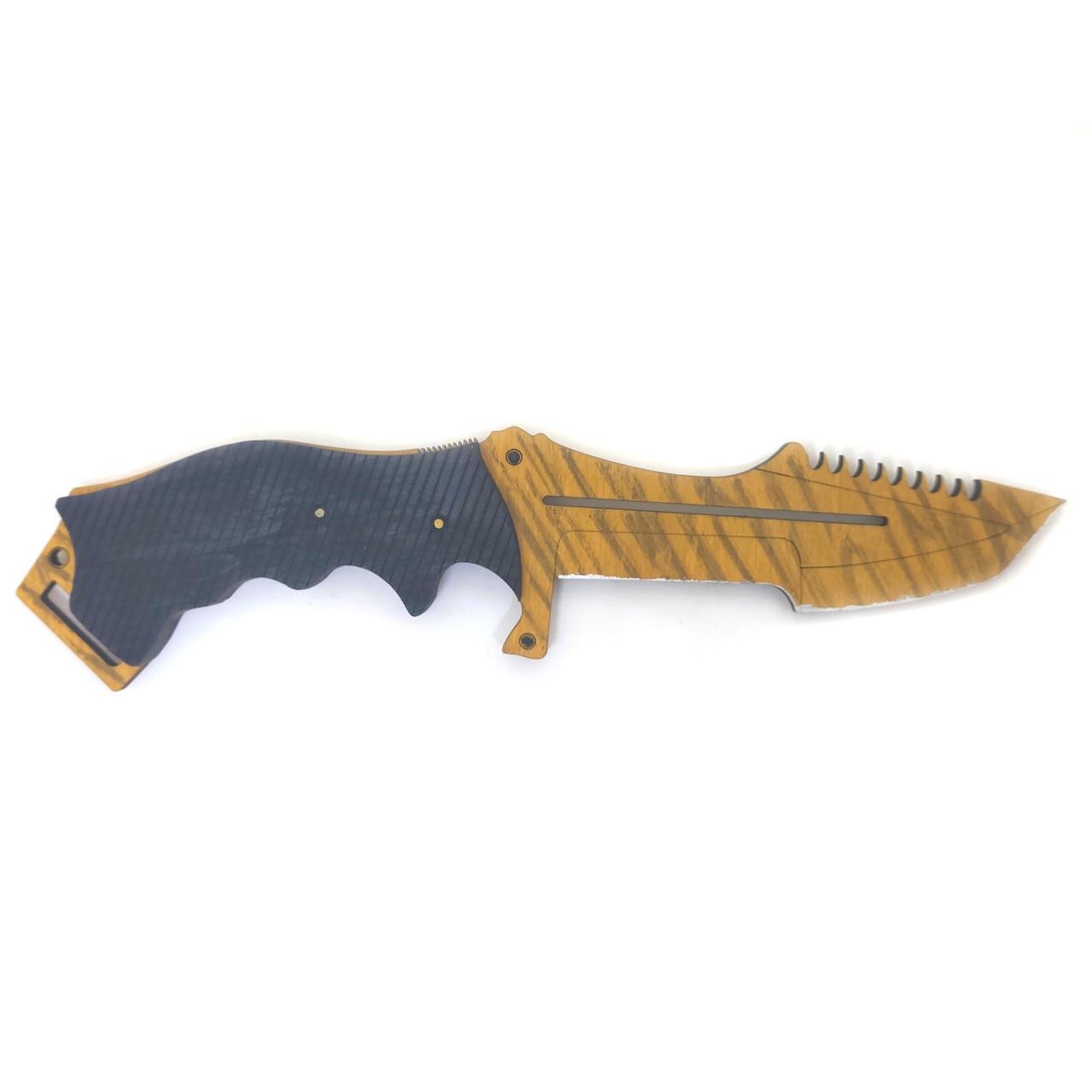 Ніж дерев'яний мисливський Counter Strike Huntsman Knife Зуб тигра 23 см без фарбування (2089141092)